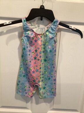Girls' Rainbow Star Printed Romper